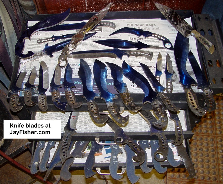 Custom Knife Blades, Blade Grinds, Geometry, Steel Types, Finishes