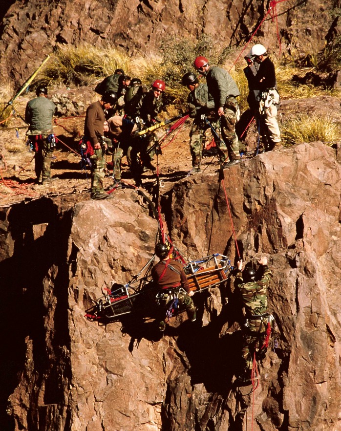 USAF Pararescue Training: Mountain Rescue Extraction. Photo by Jay Fisher