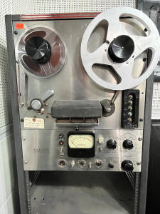 Ampex reel to reel and amplifier