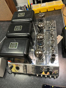 Beautiful audio transformers and amplifier power tubes