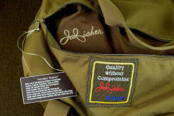"Hooded Warrior" kit bag with engraved archival plate in co-extruded acrylic, embroidered patch