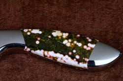"Kita" obverse side gemstone detail of fascinating gem from Madegascar