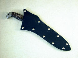 "Oceana" Tension sheath detail. Tension sheath is easier to manipulate with top spine serrations