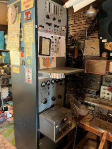 Fisher's HAM radio setup and rack to repurpose in control room