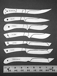 Hunting, skinning, utility knives, tantos, oriental styles, Asian knife designs, fine handmade custom knives