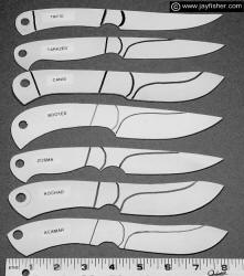 Fine Knife Patterns, Fillet Knives, Boning Knives, Hunting Knives, Working Knives, Field Knives, Survival Knives, finest knives made, best knives, custom handmade