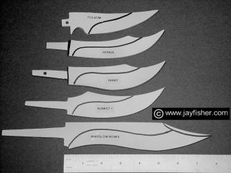 Hidden Tang Knife Patterns, Working and Utility, Collector's and Art Knives, Hunting, Caping, Skinning, Bowies, Knife, fine, best knives, custom, handmade