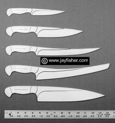 Chef's knives, paring knife, fruit and utility, boning and fillet knives, bread Knife, chef's knife