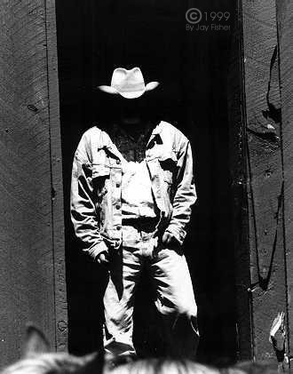 "The Faceless Cowboy" Muleshoe ranch, New Mexico, mid 1990s