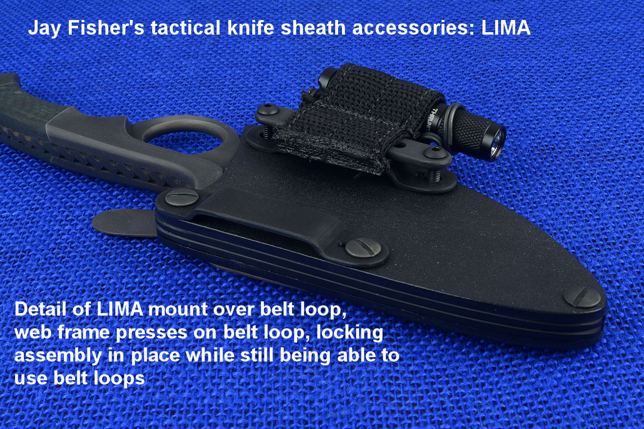 Tactical, Combat, Survival Knife Sheath Accessories by Jay Fisher