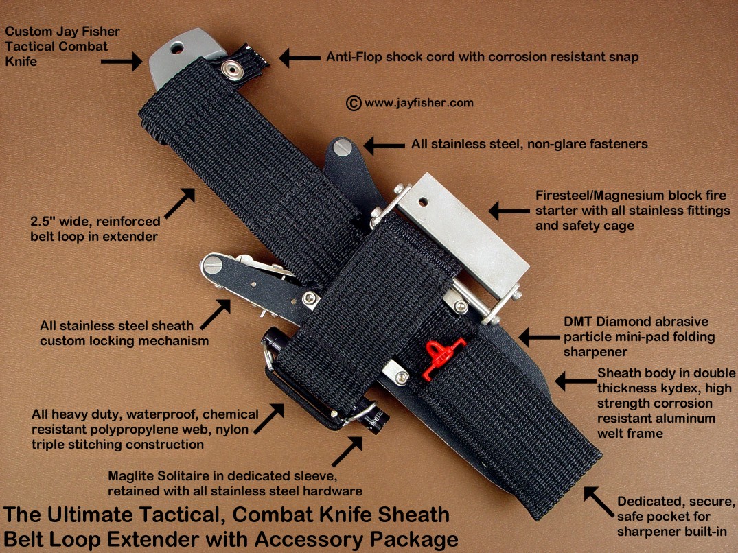 TH2 Tactical Flashlight Holster Metal Belt Clip