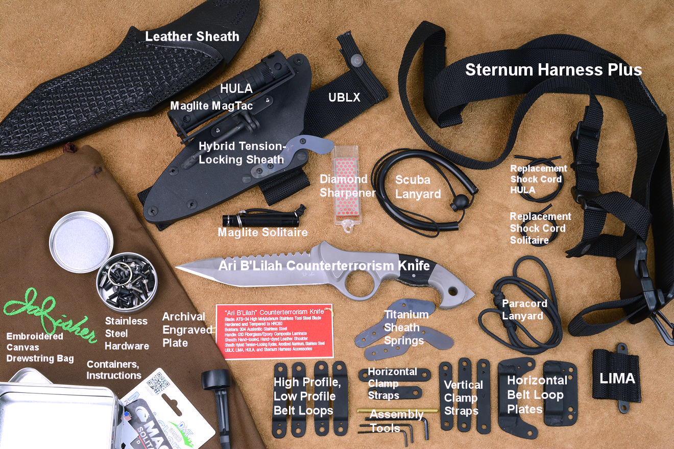 Tactical, Combat, Survival Knife Sheath Accessories by Jay Fisher