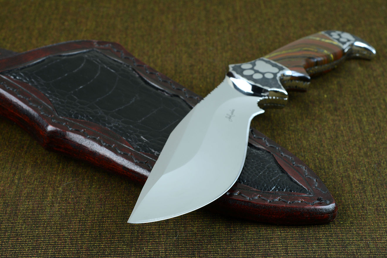 IMPACT CUTLERY RARE CUSTOM FULL TANG BOWIE KNIFE DAGGER BULL - Inspire  Uplift