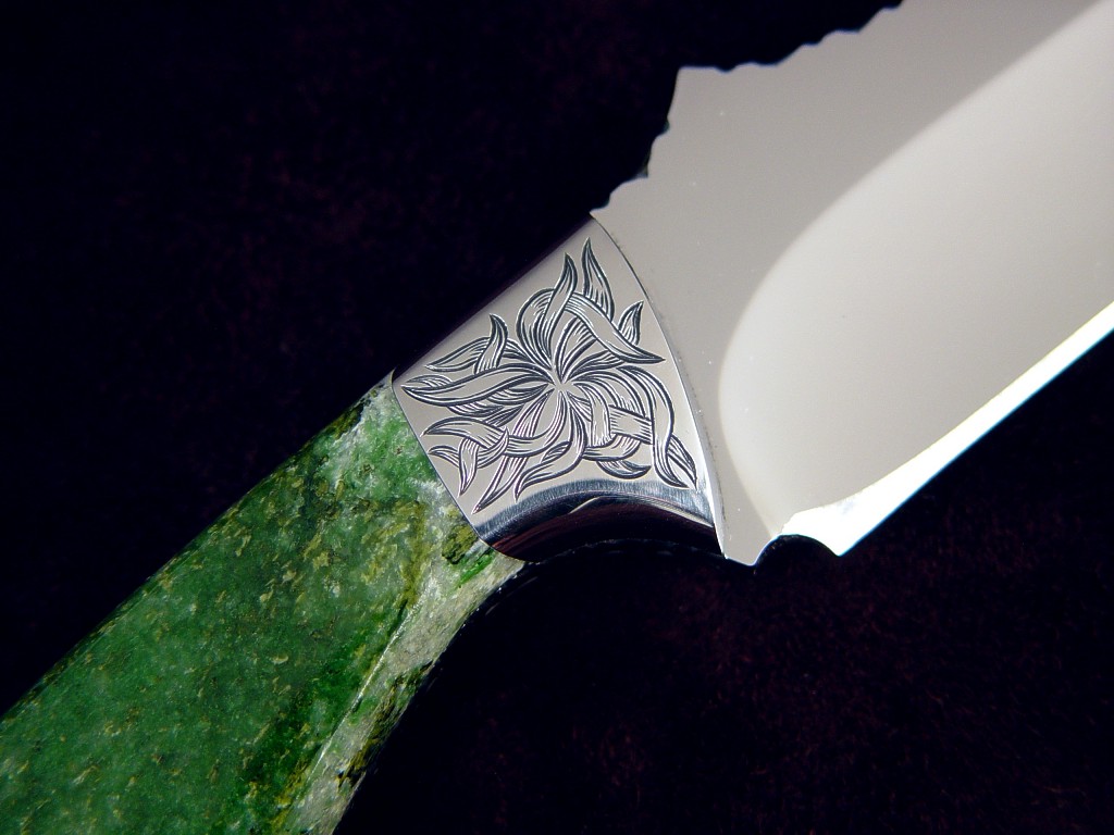MERCATOR knife - green, hartaufhart