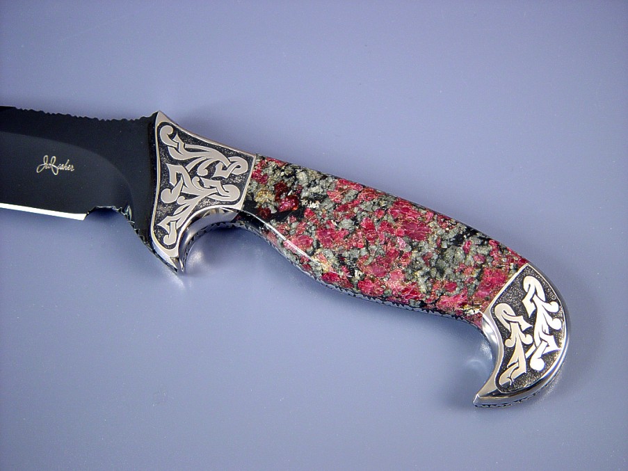 Fine Gemstone Knife Handles by Jay Fisher