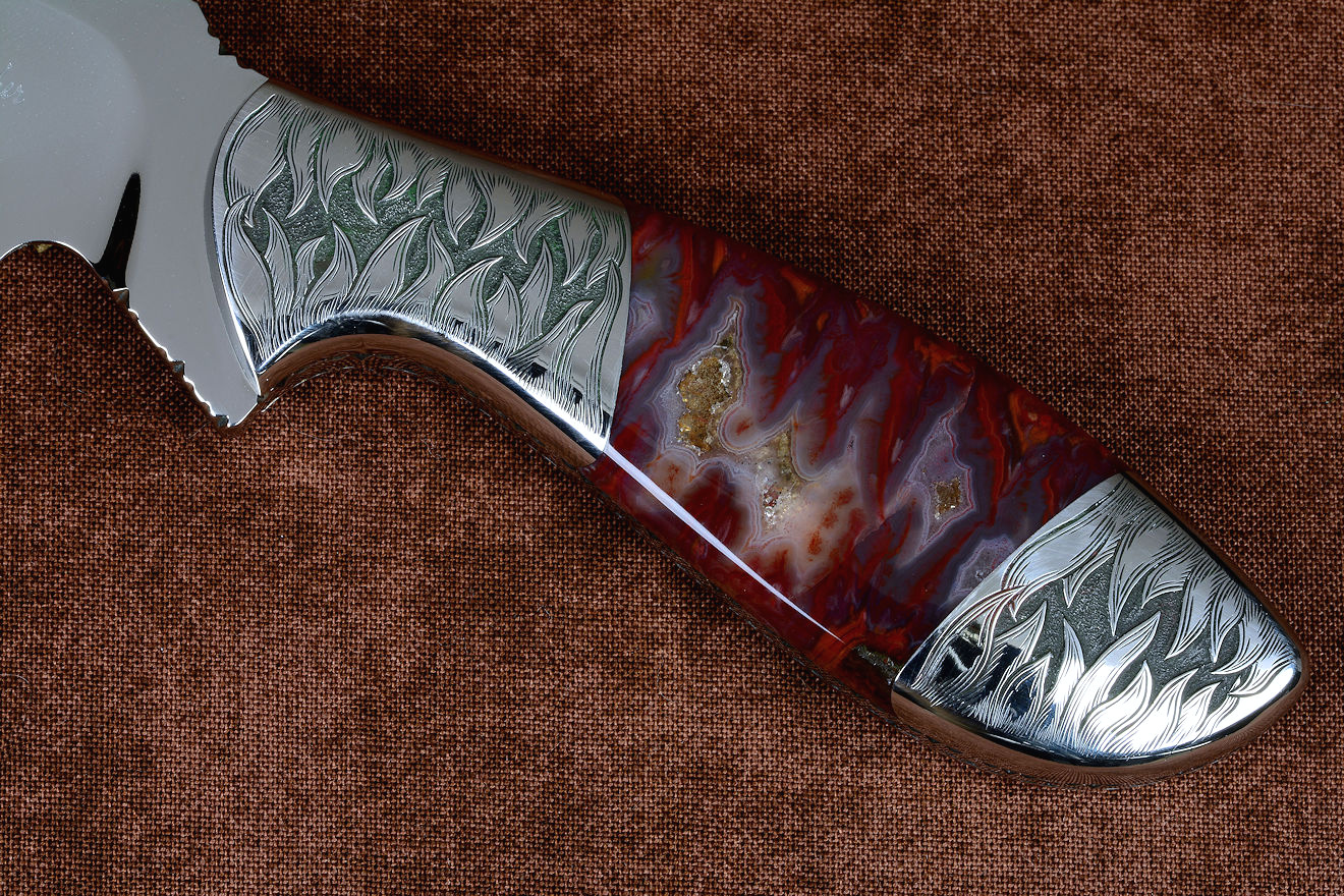 Fine Gemstone Knife Handles by Jay Fisher