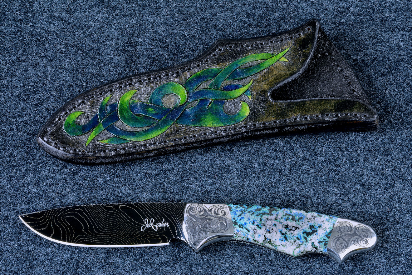 Fine Gemstone Knife Handles by Jay Fisher