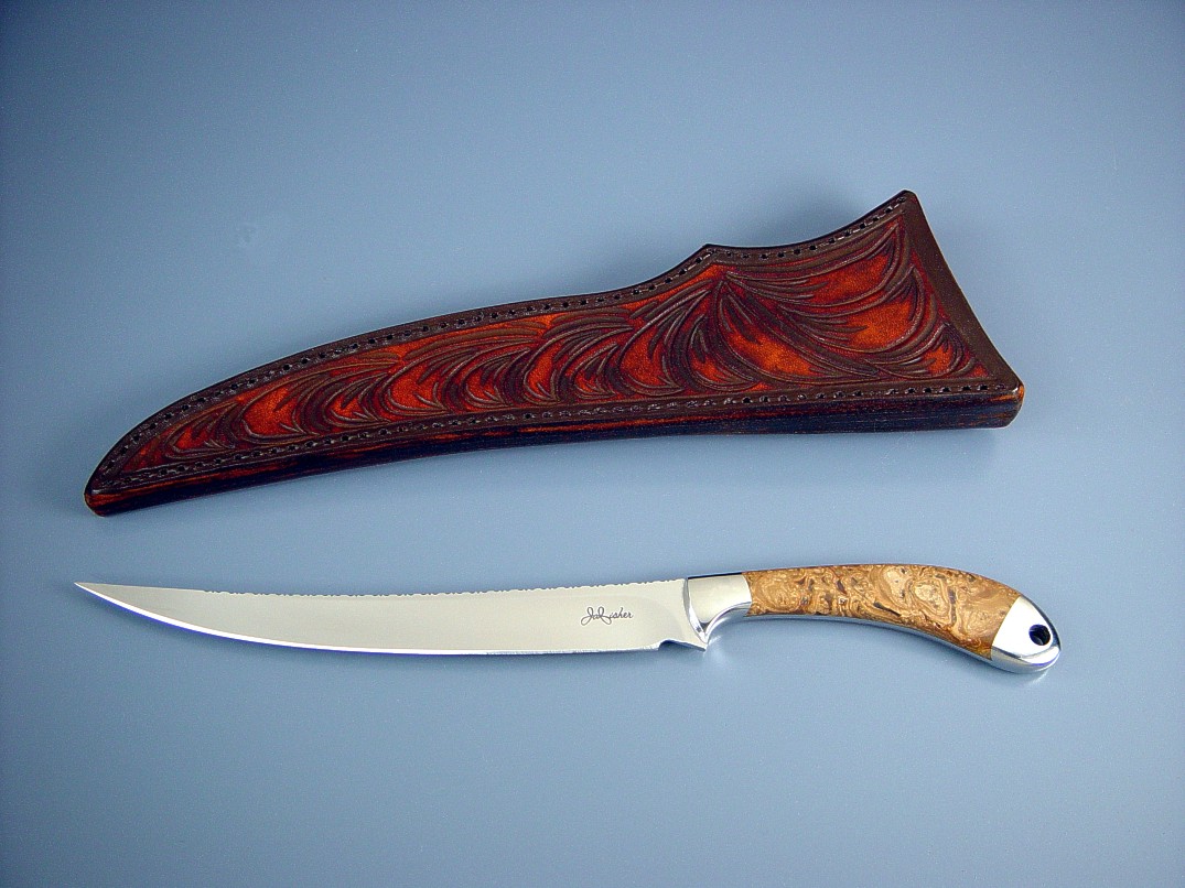 Volans fine handmade custom fillet knife by Jay Fisher