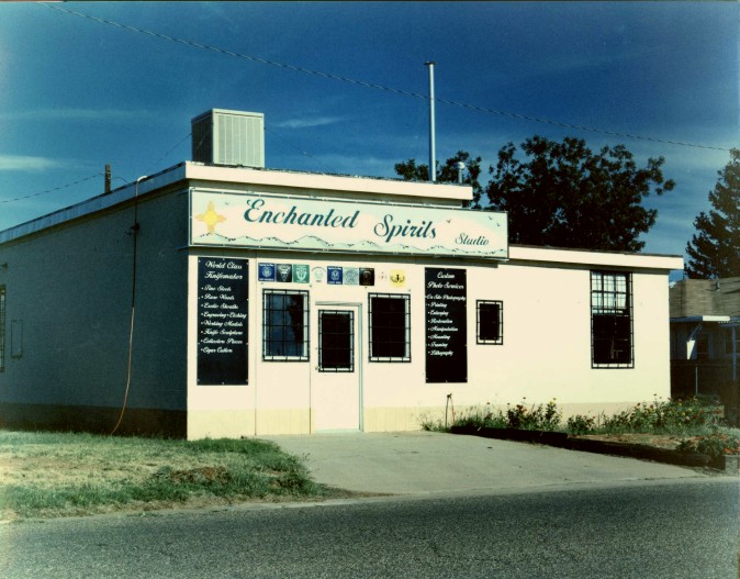 Enchanted Spirits Studio, early 2002, Clovis, New Mexico