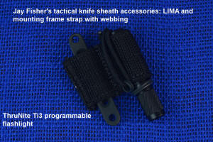 Jay Fisher's tactical knife sheath accessories: LIMA, complete 