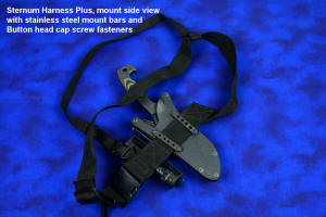 Sternum Harness on tactical, counterterrorism knife