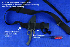 Sternum Harness Plus Mounting instructions