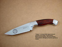 United States Marine Corps commemoration on "Alegre" fine custom handmade knife