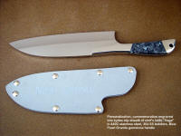 Personalization, customization of kydex knife sheath of chef's knife Vega