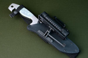 Appearance of the HULA on Jay Fisher's tactical, combat, counterterrorism knives