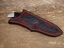 "Mule" sheathed detail. Note deep protective sheath