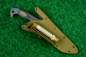 Appearance of the HULA on Jay Fisher's tactical, combat, counterterrorism knives