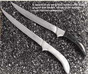 A fine pair of taper ground and thin fillet knives by Jay Fisher