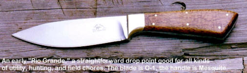 The "Rio Grande" is a great, universal working knife for hunting, fishing, and utility cutting needs