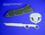 "PJLT Shank" skeletonized PJLT knife in stainless steel