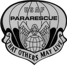 United States Air Force Pararescue Emblem (The Pararescue Angel)